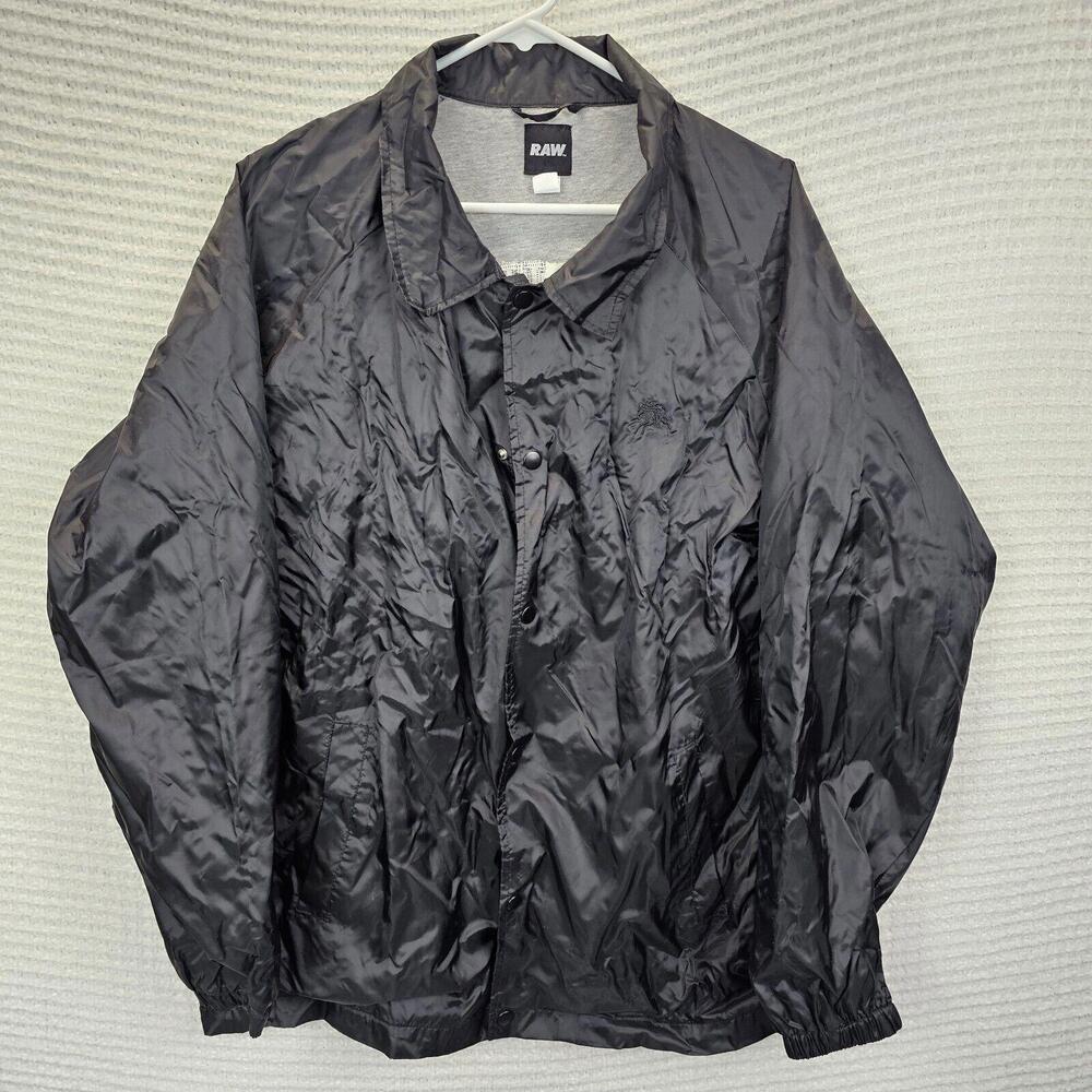 Vintage Midnight Riders Jacket Rare Black Embroidered Men’s Med Made By Raw USA